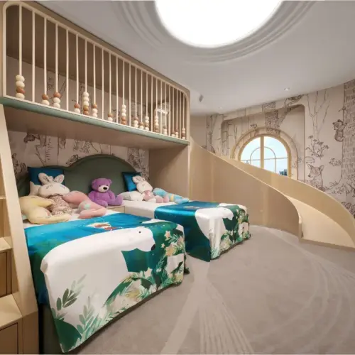 Jinling Tower Magic Three-Bedroom Family Room