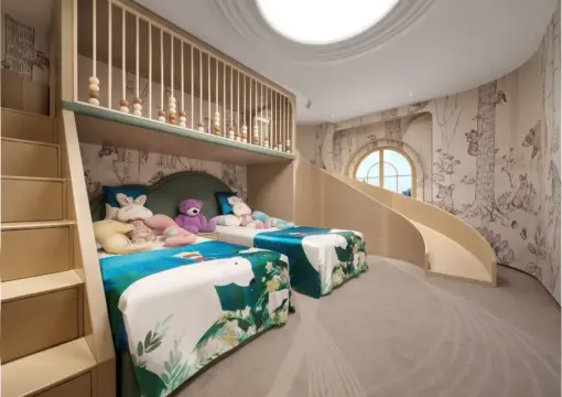 Jinling Tower Magic Three-Bedroom Family Room